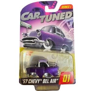 NEW Car Tuned '57 Chevy Bel Air #01 Walgreens Exclusive Series 1 Purple Kustoms